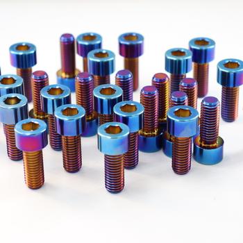 Titanium Alloy surron Titanium Bolt Kit Head Bolt Set Motorcycle Bicycle Blueing Hex Head Screw Full Size Custom Talaria X3